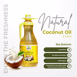 coconut republic natural coconut oil 2 ltr