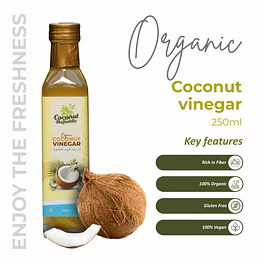 coconut republic organic coconut vinegar 250 ml