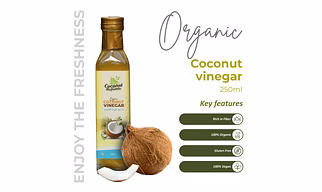 Organic Coconut Vinegar 250 ml