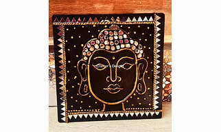 Lord Buddha Lippan Art