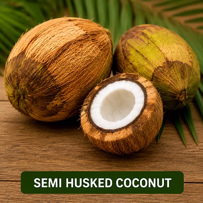 elbethel venturex semi husked coconut