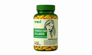 VEDayu Hydrolyzed Collagen  - 3000mg with Type 1 & 3 Collagen Powder