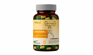 VEDayu L Arginine 1000mg Supplement  -Veg Capsules