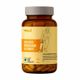 vedayu chelated magnesium glycinate 2000mg per serving supplement