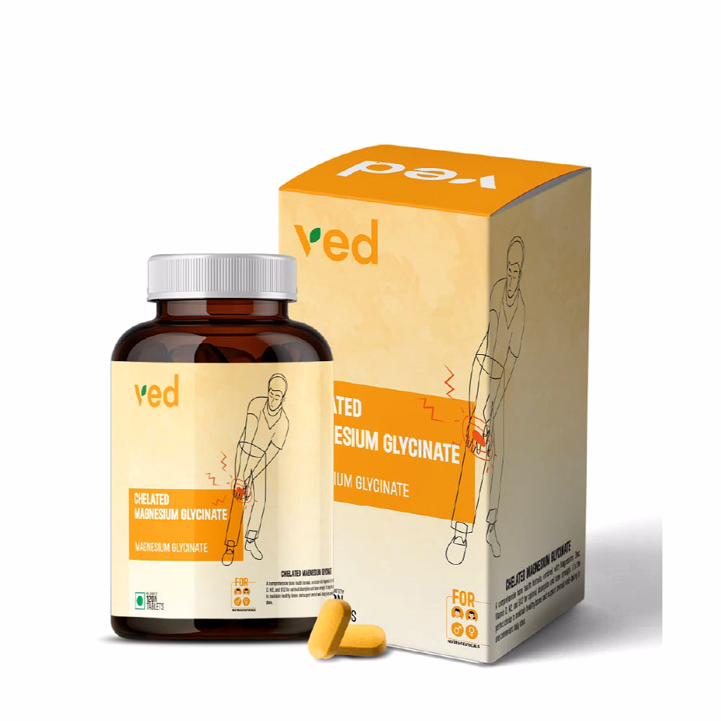 VEDayu Chelated Magnesium Glycinate 2000mg Per Serving Supplement image 2