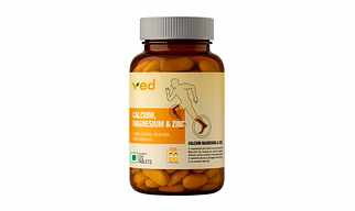 VEDayu Calcium 1200mg with Magnesium, Zinc, Vitamin D3,K2 & B12 | Calcium for Women & Men