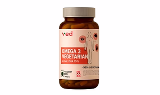 VEDayu Veg Omega 3 1000mg - Tablets for Men & Women with Veg DHA | Without Fish Oil