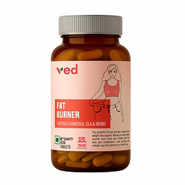 vedayu fat burner for men & women | weight loss support -veg tablets