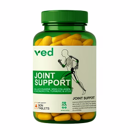 vedayu joint support supplement with glucosamine 2100mg, methyl sulfonyl methane 1050mg & chondroitin 300mg tablets with collagen & vitamin d3 600 iu per servings