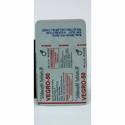 VEGRO 50MG TAB -  Dr Precision-1