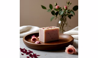 Private Label Premium Natural Handmade Rose Indian Petal Soap (OEM & Bulk)