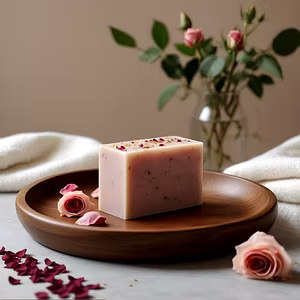 Private Label Premium Natural Handmade Rose Indian Petal Soap (OEM & Bulk)