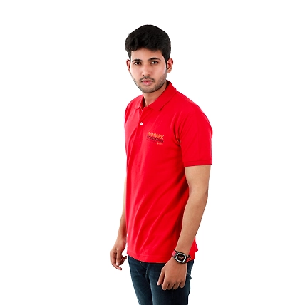 Polo Neck T-shirt Customized-2