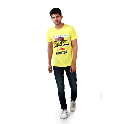 T-shirt Round Neck Customized Cotton-3