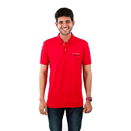 T-shirt Polo Neck Cotton Customized-12723813