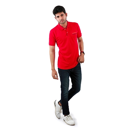 T-shirt Polo Neck Cotton Customized-1