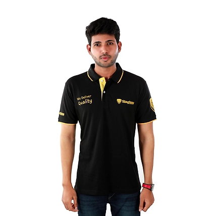 T-shirt Polo Neck For Office Wear &amp; Promotions-4