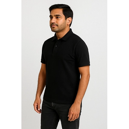T-shirt Polo Neck Customizable-1