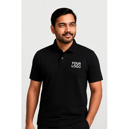 T-shirt Polo Neck Customizable-3