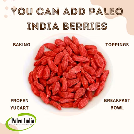 Paleo India 500gm Gojiberry Dried Goji Berries-2