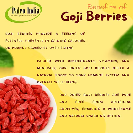 Paleo India 500gm Gojiberry Dried Goji Berries-3
