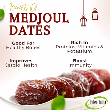 Paleo India 500gm Medjoul Dates Khajur | Dates with Seeds| Dry Fruits-3