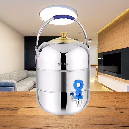STAINLESS STEEL WATER POT ELEGANT 5 LTR-1