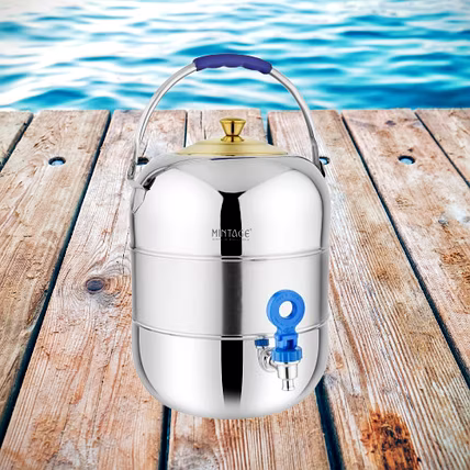STAINLESS STEEL WATER POT ELEGANT 5 LTR-2