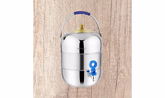 STAINLESS STEEL WATER POT ELEGANT 10 LTR