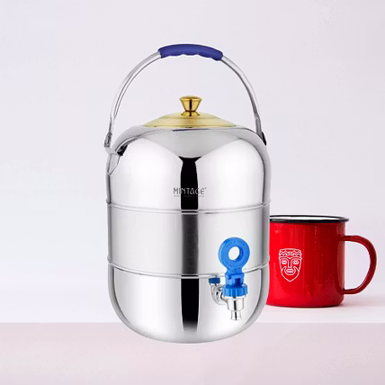 STAINLESS STEEL WATER POT ELEGANT 25 LTR-1