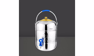 STAINLESS STEEL WATER POT ELEGANT (HAMMERED) 10 LTR