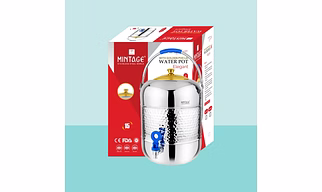 STAINLESS STEEL WATER POT ELEGANT (HAMMERED) 25 LTR