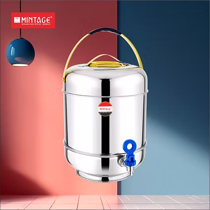 STAINLESS STEEL TEA &amp;  WATER POT INNOVA 5 LTR-3