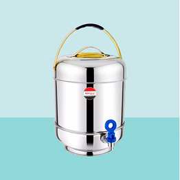 mintage stainless steel tea & water pot innova 10ltr