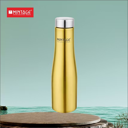 WATER BOTTLE PYRAMID PVD COATED 1000 ML-4