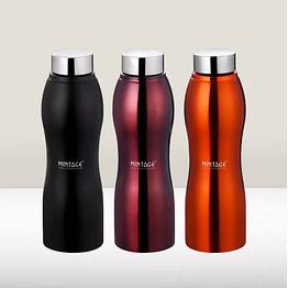 mintage water bottle vectra colour coated