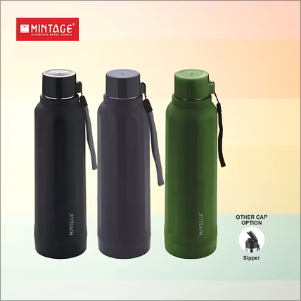 WATER BOTTLE PUF INSULATED -STAINLESS STEEL INTERIOR 700 ML-3