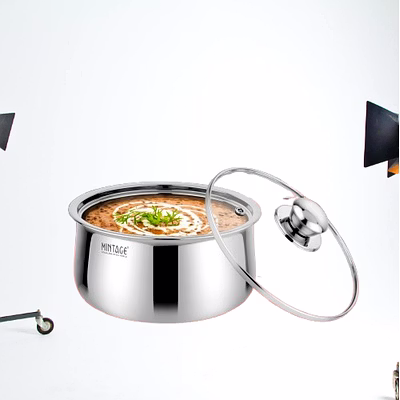 mintage gift set casserole riva with glass lid