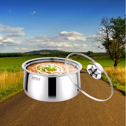 CASSEROLE RIVA WITH GLASS LID-1000ML-1