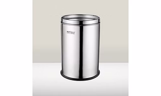 Stainless Steel 202 Solid Dual-Tone Paper Bin Dustbin