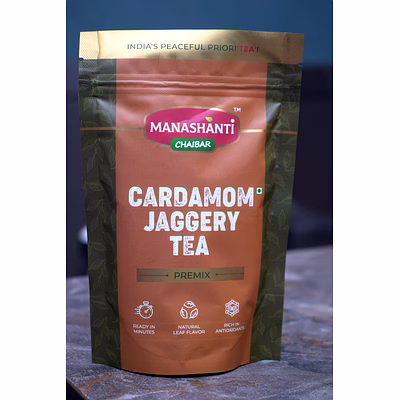manashanti chaibar cardamom jaggery tea premix