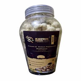 kauris queen cream & onion flavored makhana (foxnut)