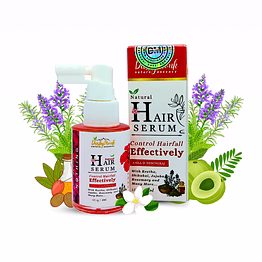 Dusky Monk Anti Hairfall Hair Serum| Reduce Hairfall in Just 2 Weeks | Ayurvedic Nourishment | Alopecia | Seasonal Hair Loss - 30ml