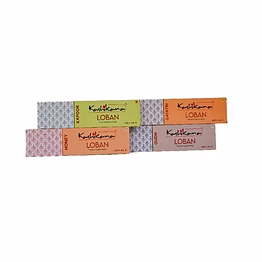 kashikana loban aggarbatti 100gm x 4 boxes( kapoor, gayatri, oudh,honey )