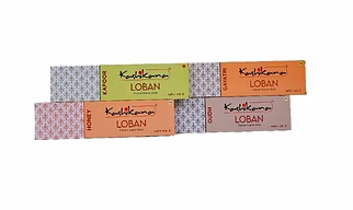 Kashikana Loban Aggarbatti 100gm x 4 Boxes( KAPOOR, GAYATRI, OUDH,HONEY )