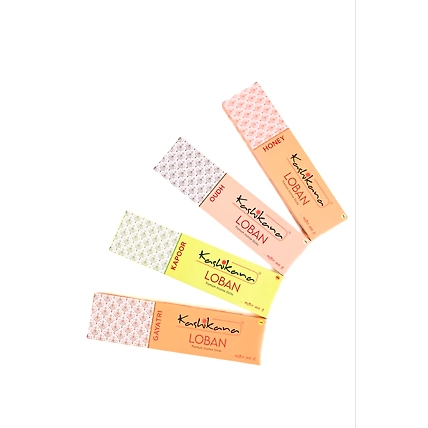 Kashikana Loban Aggarbatti 100gm x 4 Boxes( KAPOOR, GAYATRI, OUDH,HONEY )-1