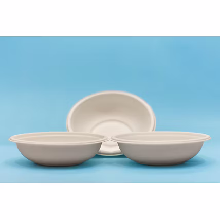 6 oz Bagasse Soup Bowl – Biodegradable Sugarcane Pulp Disposable Bowl-2