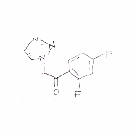 1. DFTA fluconazole intermediate, white powder form, used as an industrial chemical and API intermed