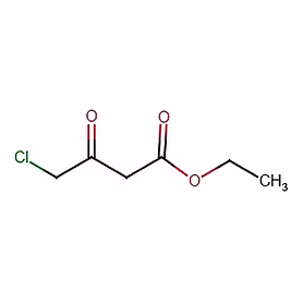 White powder form of Ethyl-4-Chloro acetoacetate used as an industrial chemical and API intermediate