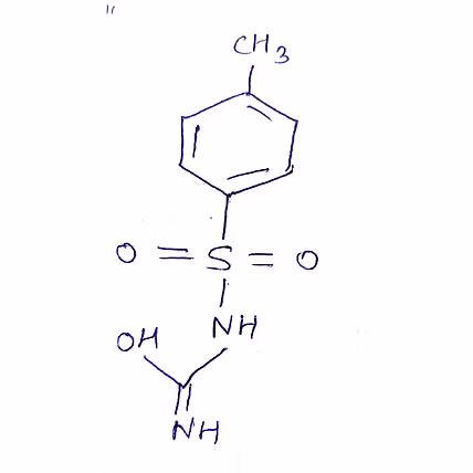 White powder form of 4-Methyl phenyl sulphonyl Urea used as an industrial chemical and API intermedi
